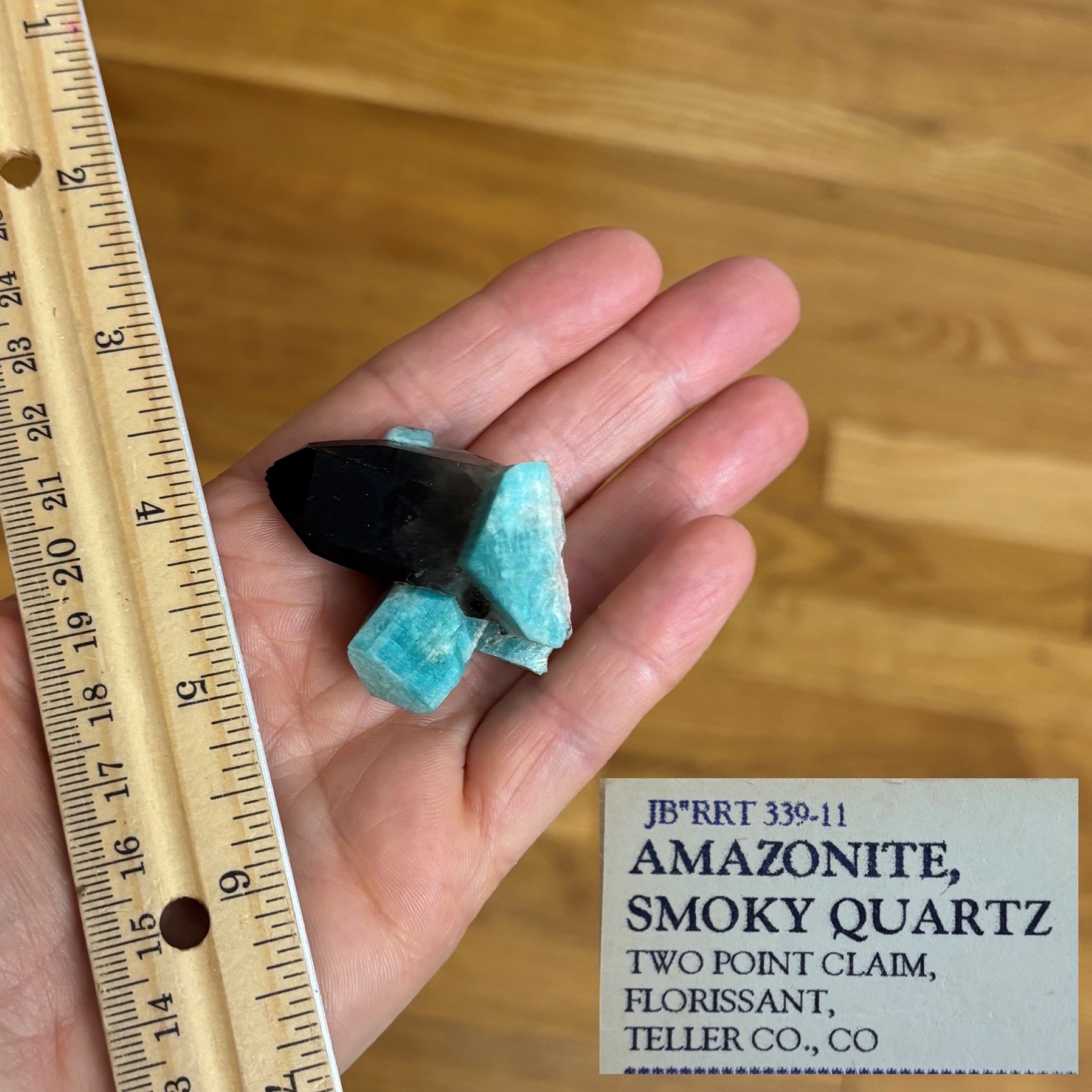 Amazonite and Smoky Quartz Specimen ~ Teller County, Colorado - Image 15