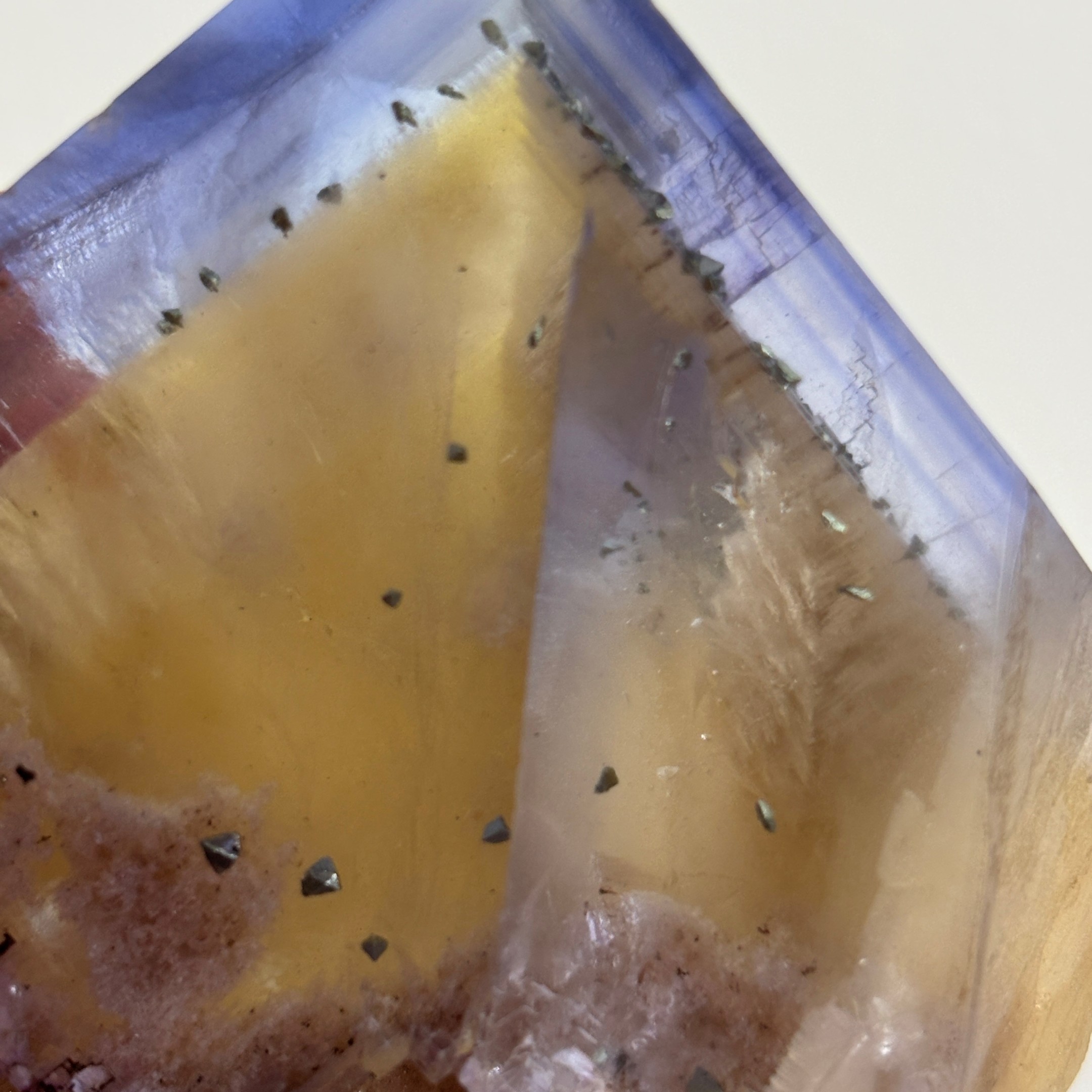 Blue and Yellow Zoned Fluorite Collector Specimen ~ Illinois - Image 13