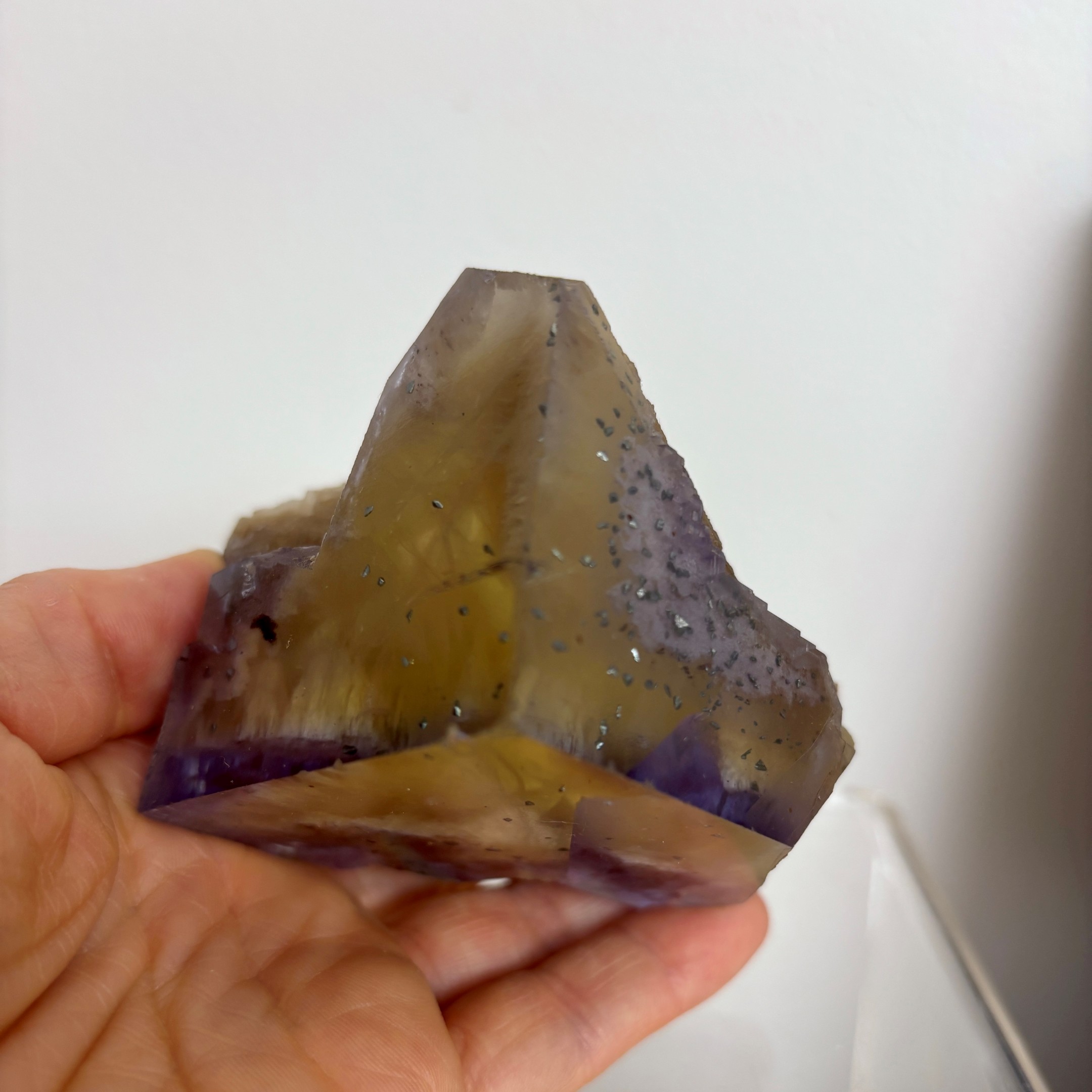 Blue and Yellow Zoned Fluorite Collector Specimen ~ Illinois - Image 3