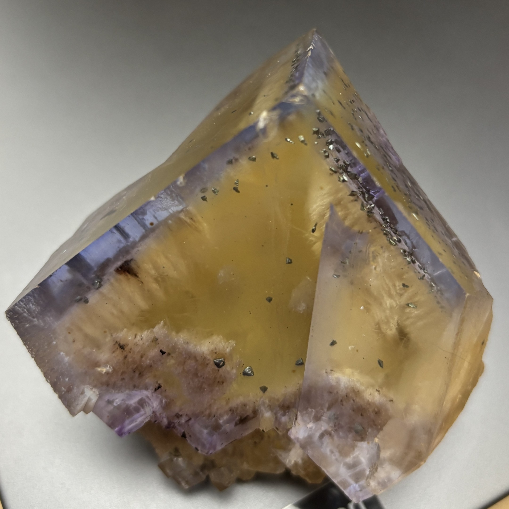Blue and Yellow Zoned Fluorite Collector Specimen ~ Illinois - Image 20