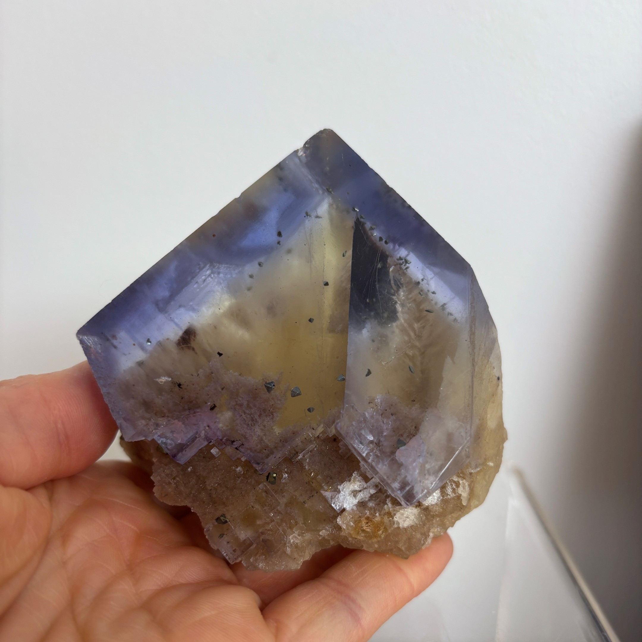 Blue and Yellow Zoned Fluorite Collector Specimen ~ Illinois - Image 5