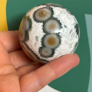 AAA Quality 8th Vein Ocean Jasper Sphere