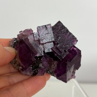 Purple Fluorite with Sphalerite & Galena ~ Cave-in-Rock District, Illinois