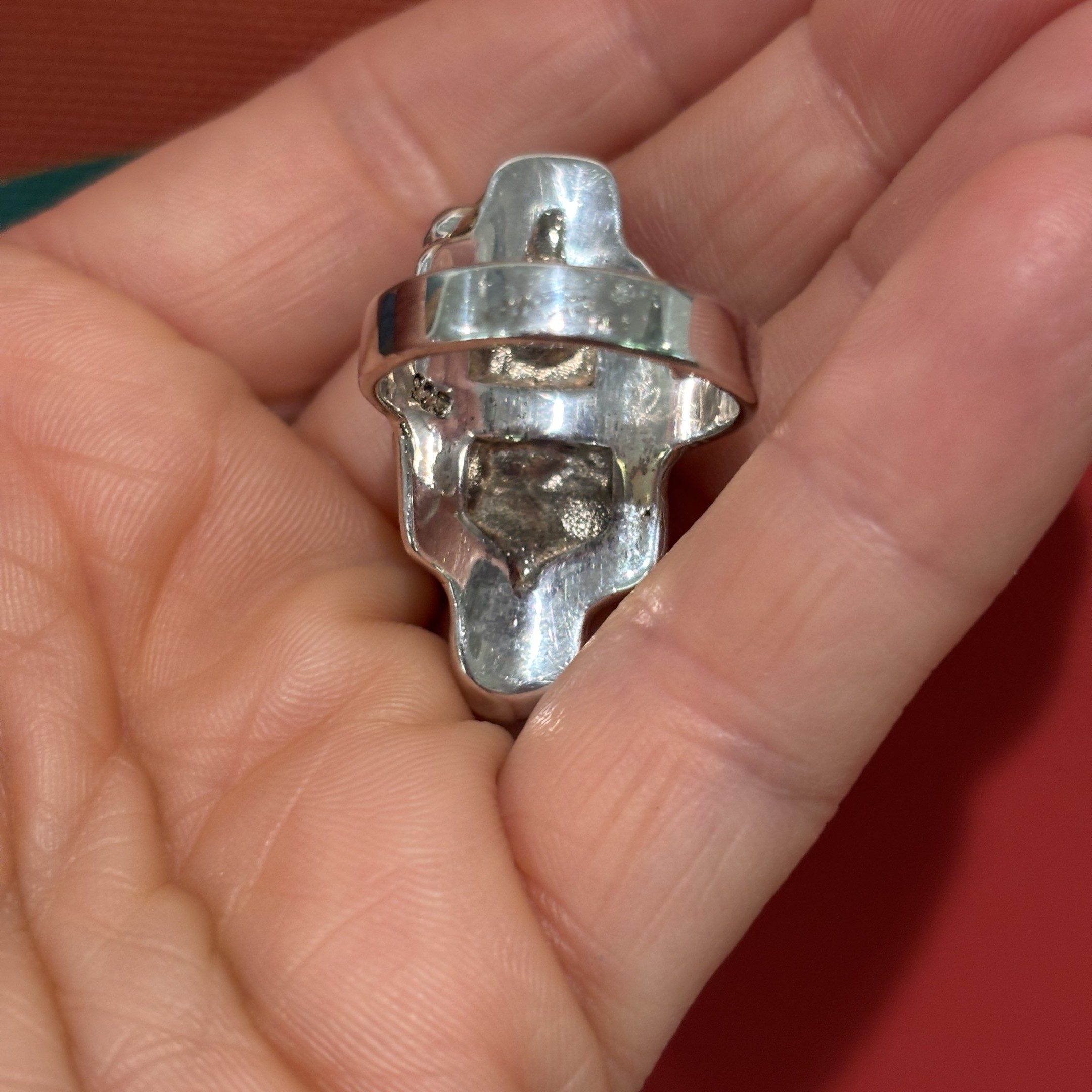 Steven Ruse Multi-Stone Electroform Ring ~ Size 8½ - Image 4