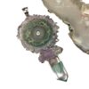 Amethyst Stalactite Slice, Vera Cruz Amethyst, and Quartz with Fuchsite Pendant - Image 6