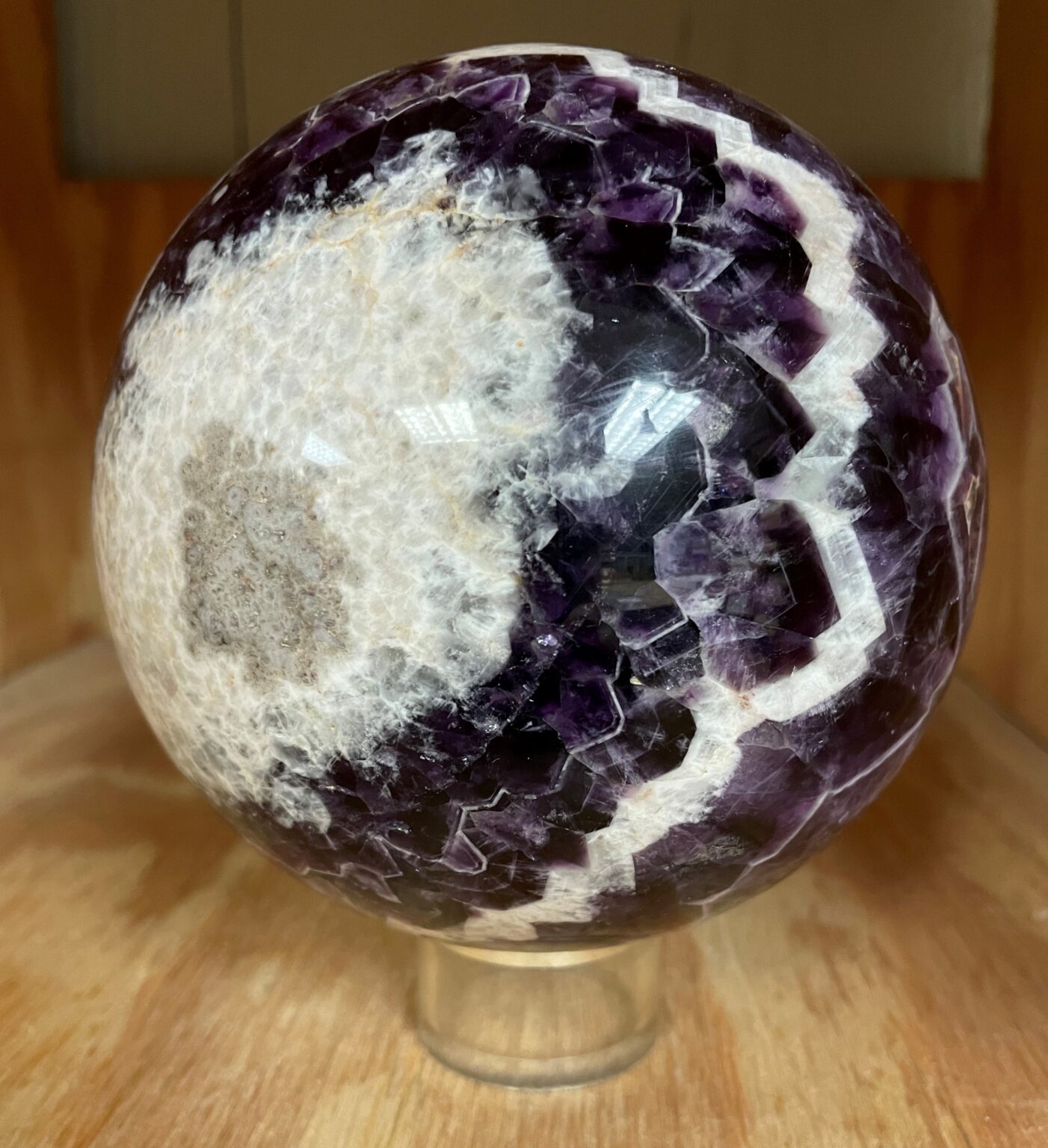 Geoclassics | Chevron Amethyst Sphere