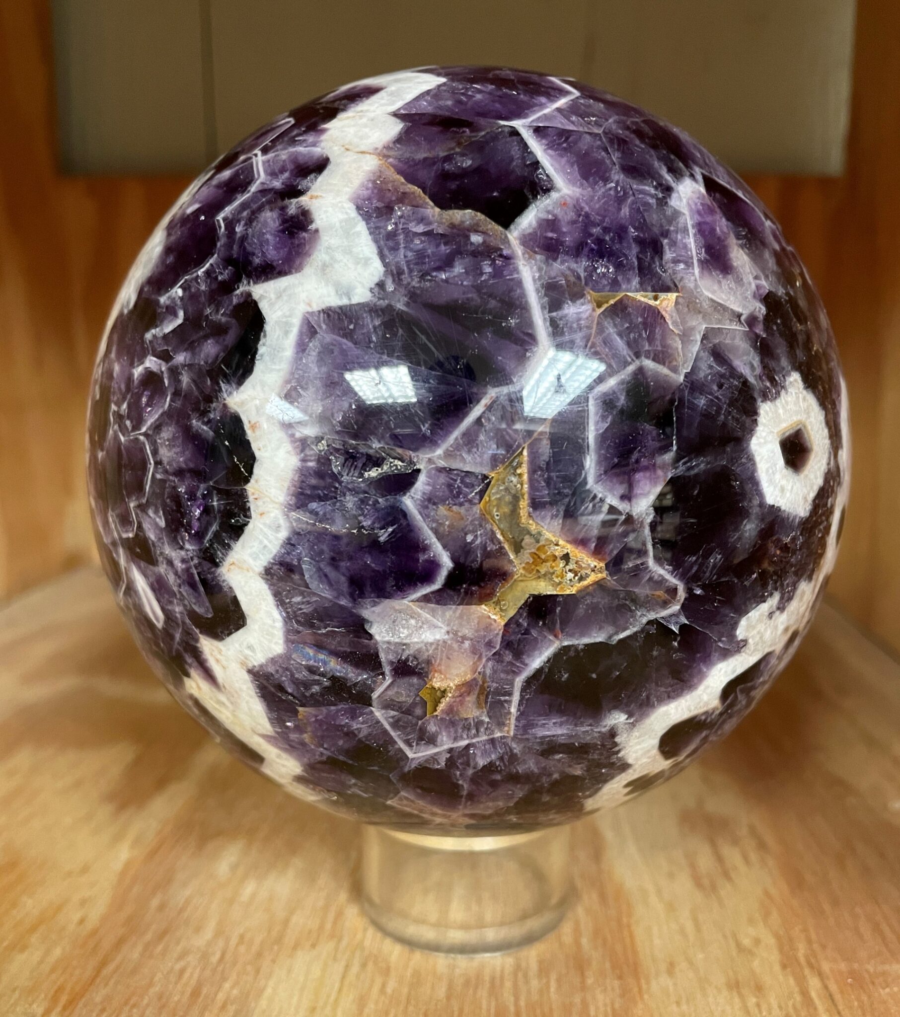 Geoclassics | Chevron Amethyst Sphere