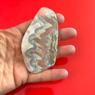 Crazy Lace Agate Slice/Cabochon/Worry Stone