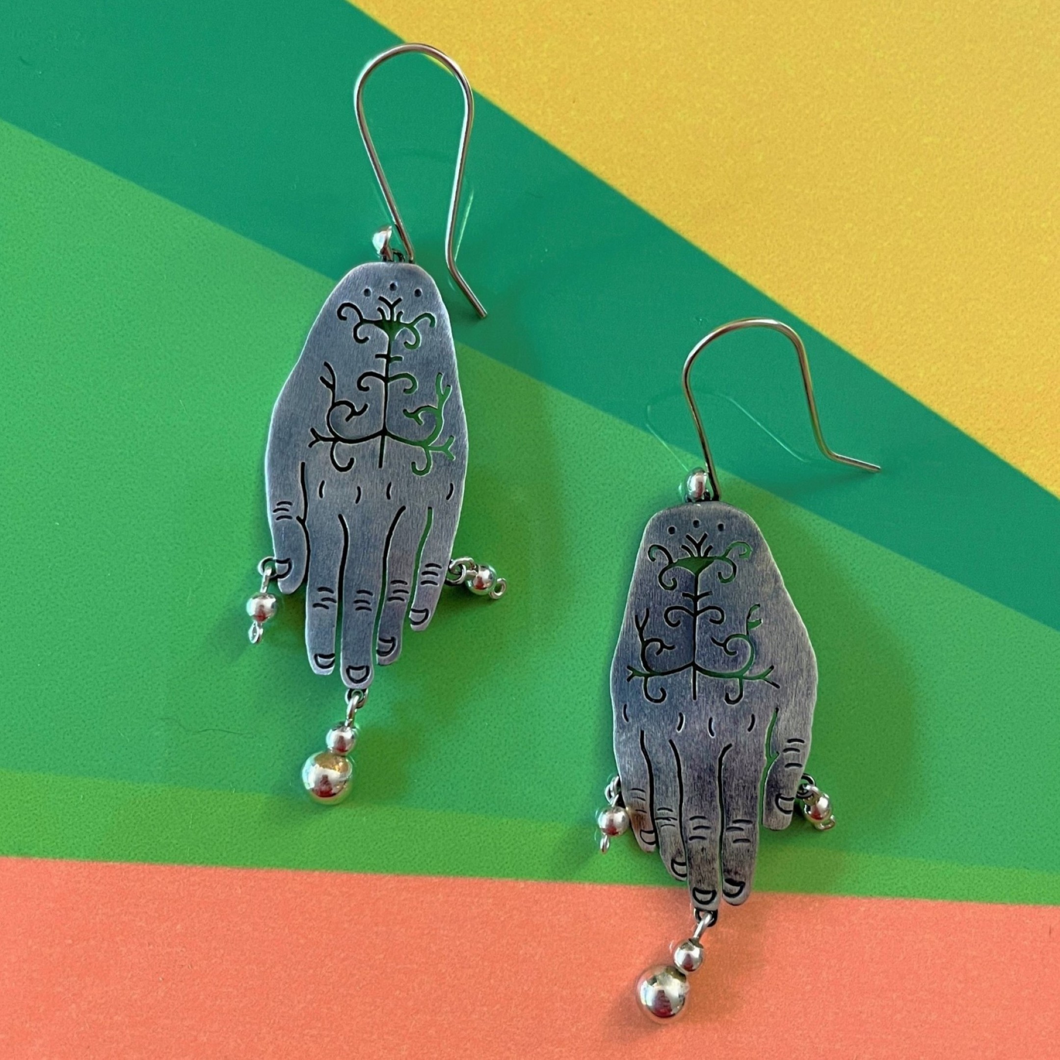 Hand Earrings by Maria Belen Nilson - Image 6