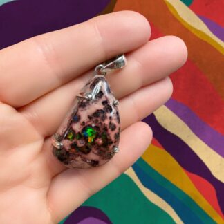 Opal in Rhyolite Pendant ~ Mexico