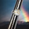 Rainbow Moonstone Moon Face Ring  ~ Adjustable Size - Image 10