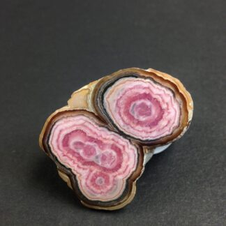 Rhodochrosite Stalactite Section