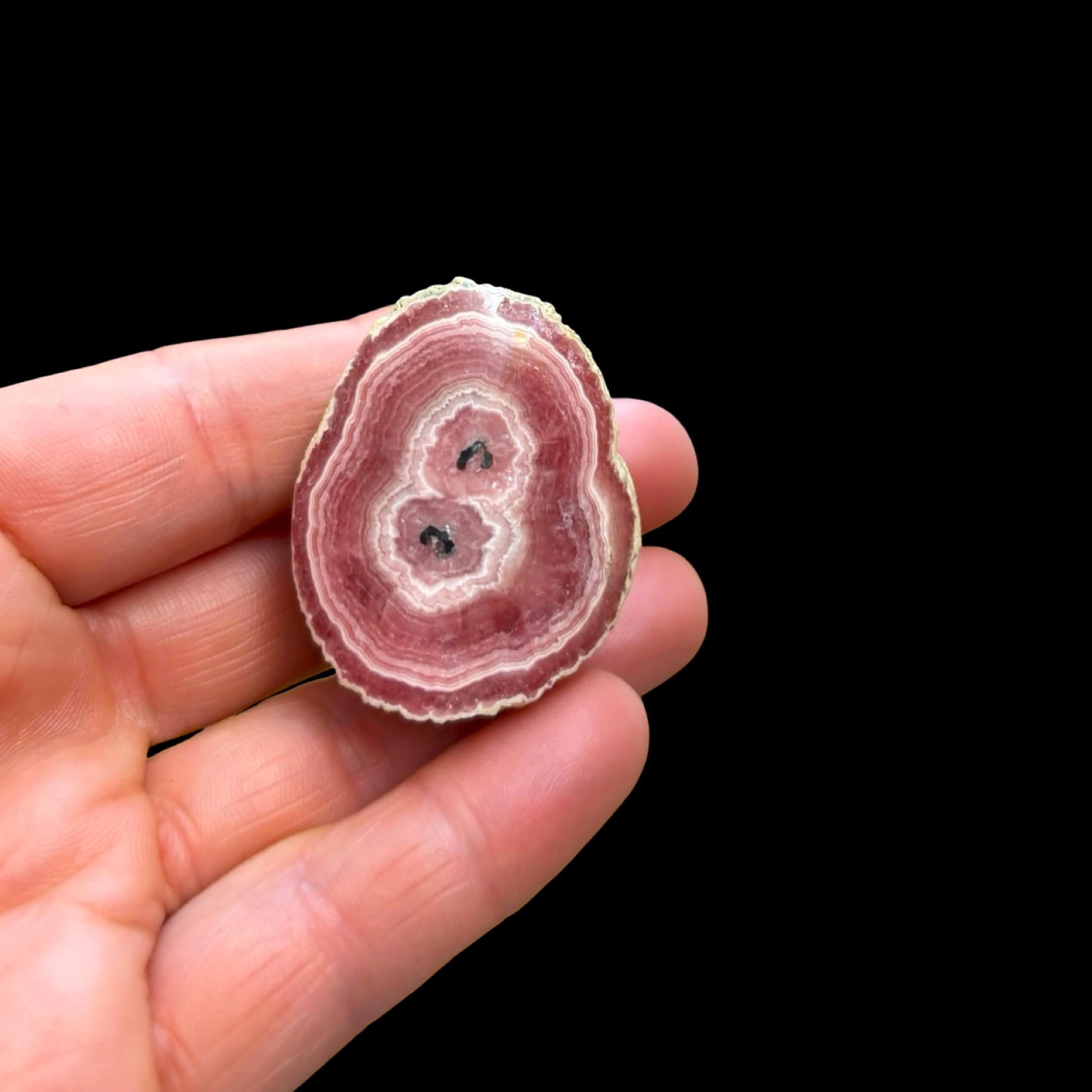 Rhodochrosite Stalactite End