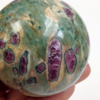 Ruby-Fuchsite Sphere