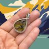 Star Rutilated Quartz Teardrop Pendant - Image 6