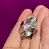 Steven Ruse Vera Cruz Amethyst and Garnet Electroform Ring ~ Size 8 - Image 4