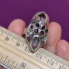 Steven Ruse Vera Cruz Amethyst and Garnet Electroform Ring ~ Size 8 - Image 7