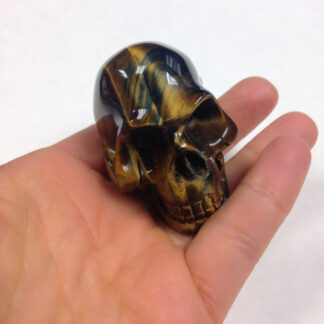 Tiger's Eye Skull