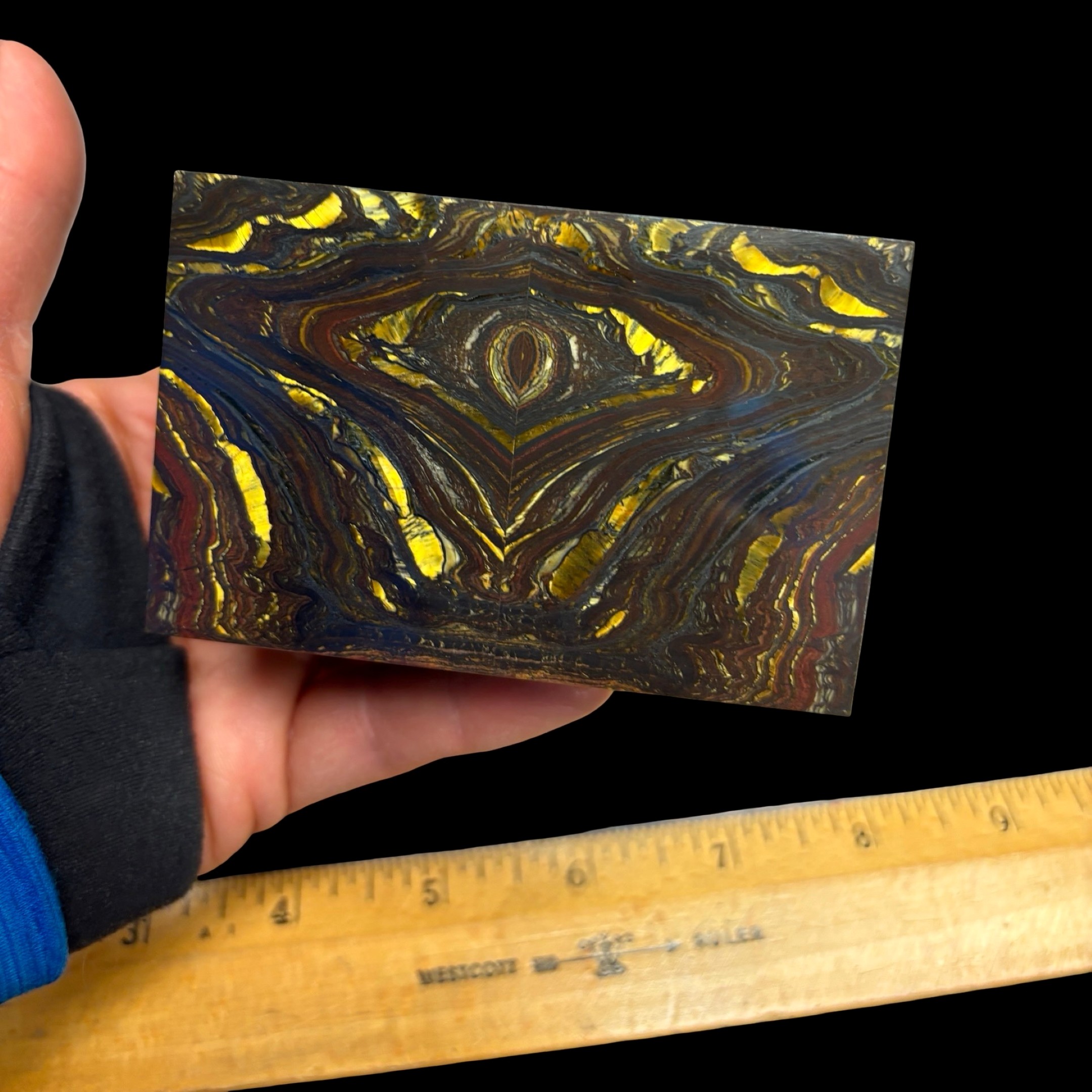 Tiger Iron Hinged Box